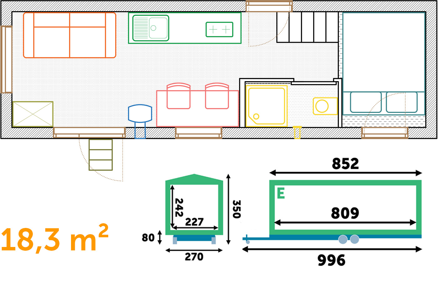 tiny plattegrond